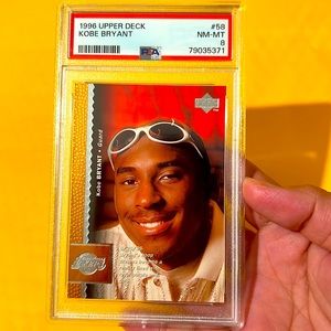 1996 upper deck Kobe Bryant #58